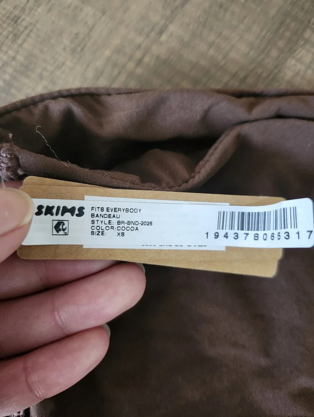 Skim Fits Everybody Bandeau In Cocoa XS
